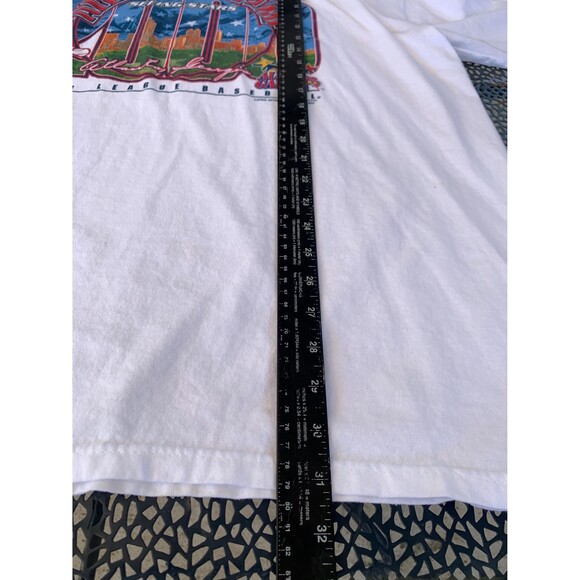 2000 MLB All Star Game Houston Texas Dead Stock white t-shirt Size 3XL - Picture 6 of 9